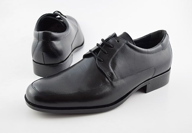 Zapato blucher ancho especial vestir piel Baerchi 4681 negro