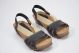 Sandalia mujer INTERBIOS 5395NE NEGRO