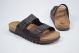 Sandalia chancla dos hebillas hombre INTERBIOS 9560SMMA MARRON