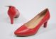 Zapato salón tacón medio Chamby 4276 rojo