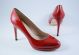 Zapato salón charol Enya PR02 rojo